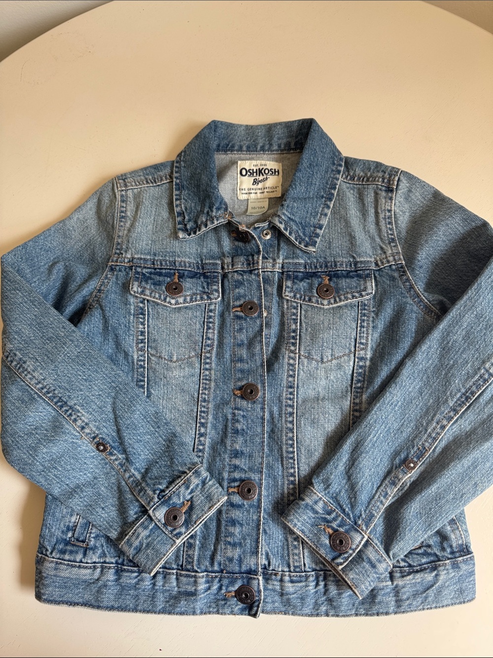OshKosh B'gosh Classic Kids Denim Jacket - Medium Blue